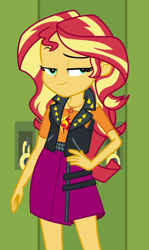 Size: 492x825 | Tagged: safe, derpibooru import, screencap, sunset shimmer, better together, equestria girls, forgotten friendship, cropped, solo