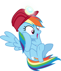 Size: 3000x3520 | Tagged: safe, artist:cloudyglow, derpibooru import, rainbow dash, pegasus, pony, the end in friend, .ai available, cute, dashabetes, female, helmet, open mouth, simple background, solo, transparent background, vector