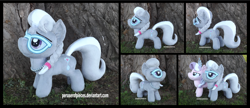 Size: 4050x1754 | Tagged: safe, artist:peruserofpieces, derpibooru import, diamond tiara, silver spoon, earth pony, braid, braided ponytail, female, filly, glasses, irl, jewelry, necklace, outdoors, photo, plushie, standing, tiara, tree