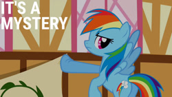 Size: 1280x720 | Tagged: safe, derpibooru import, edit, edited screencap, editor:quoterific, screencap, rainbow dash, pegasus, pony, season 2, the last roundup, female, flying, mare, solo