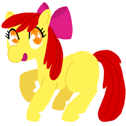 Size: 864x864 | Tagged: safe, artist:mlpsunnydaze, derpibooru import, apple bloom, female, filly, simple background, solo, transparent background