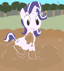 Size: 582x650 | Tagged: safe, derpibooru import, starlight glimmer, pony, unicorn, female, mare, mud, solo