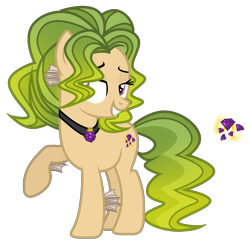 Size: 1437x1410 | Tagged: safe, artist:dayspringsentryyt, derpibooru import, oc, hybrid, female, interspecies offspring, offspring, parent:adagio dazzle, parent:timber spruce, simple background, solo, transparent background