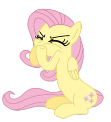 Size: 717x791 | Tagged: safe, artist:lsalusky, derpibooru import, fluttershy, pegasus, pony, beatboxing, eyes closed, female, simple background, sitting, solo, transparent background