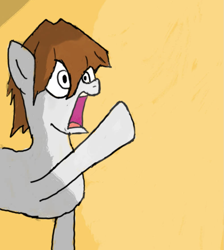 Size: 973x1085 | Tagged: safe, artist:pi, derpibooru import, earth pony, pony, jaw drop, male, meme, ponified, ponified meme, seto kaiba, solo, yelling, yu-gi-oh!