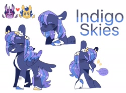 Size: 2158x1596 | Tagged: safe, artist:willow-blues, derpibooru import, flash sentry, twilight sparkle, twilight sparkle (alicorn), oc, oc:indigo skies, alicorn, pegasus, pony, ears, female, flashlight, floppy ears, heterochromia, male, offspring, parent:flash sentry, parent:twilight sparkle, parents:flashlight, shipping, simple background, straight, white background