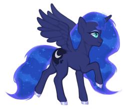 Size: 2300x2000 | Tagged: safe, artist:sannoe, derpibooru import, princess luna, pony, simple background, solo, transparent background