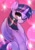 Size: 1424x2048 | Tagged: safe, artist:kurogewapony, derpibooru import, twilight sparkle, twilight sparkle (alicorn), alicorn, pony, blushing, cute, female, looking at you, mare, one eye closed, simple background, smiling, smiling at you, solo, twiabetes, wink