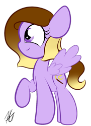 Size: 754x1042 | Tagged: safe, artist:sugarcloud12, derpibooru import, oc, oc:hazel blossom, pegasus, pony, female, mare, simple background, solo, transparent background