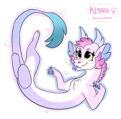 Size: 1795x1758 | Tagged: safe, artist:moccabliss, derpibooru import, oc, oc:kimara, draconequus, female, offspring, parent:cosmos, parent:discord, parents:coscord, simple background, solo, transparent background