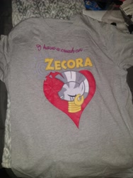 Size: 3000x4000 | Tagged: safe, derpibooru import, earth pony, zebra, clothes, shirt, t-shirt