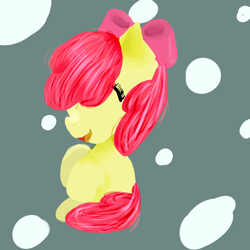 Size: 5000x5000 | Tagged: safe, artist:warriorcatsgeek, derpibooru import, apple bloom, female, filly, solo