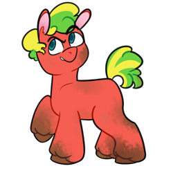 Size: 2000x2000 | Tagged: safe, artist:von babbitt, derpibooru import, oc, oc:shining shovel, earth pony, pony, colt, male, solo