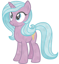 Size: 2800x3000 | Tagged: safe, artist:cheezedoodle96, derpibooru exclusive, derpibooru import, edit, idw, radiant hope, crystal pony, pony, unicorn, clothes, crystallized, female, idw showified, inkscape, mare, see-through, simple background, solo, transparent background, vector, vector edit