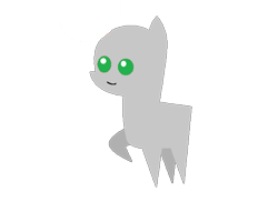 Size: 620x451 | Tagged: safe, artist:jared33, derpibooru import, pony, base, green eyes, pointy ponies, solo