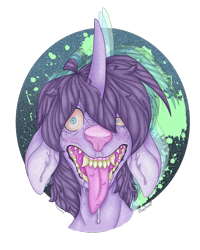 Size: 800x1000 | Tagged: safe, artist:bluet0ast, derpibooru import, oc, oc only, pony, unicorn, bust, ear fluff, ears, floppy ears, horn, male, open mouth, sharp teeth, simple background, solo, stallion, teeth, transparent background, unicorn oc