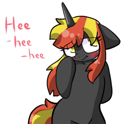 Size: 512x512 | Tagged: safe, artist:alex69vodka, derpibooru import, oc, oc only, oc:java, pony, unicorn, blushing, female, simple background, smiling, sticker, text, transparent background