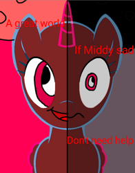 Size: 674x858 | Tagged: safe, artist:shafiqhafizi70, derpibooru import, oc, alicorn, pony, 1000 hours in ms paint, base, dark side, female, mare, picture, quote