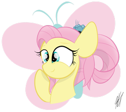 Size: 809x721 | Tagged: safe, artist:sugarcloud12, derpibooru import, fluttershy, pony, bust, older, portrait, simple background, solo, transparent background