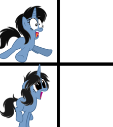 Size: 854x957 | Tagged: safe, artist:guruyunus17, derpibooru import, oc, oc only, oc:siti shafiyyah, pony, base used, ears, female, floppy ears, happy, indonesia, mare, medibang paint, meme template, open mouth, open smile, screaming, simple background, smiling, solo, transparent background, wide eyes