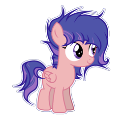 Size: 1000x1000 | Tagged: safe, artist:stardustshadowsentry, derpibooru import, oc, pegasus, pony, female, filly, offspring, parent:flash sentry, parent:twilight sparkle, parents:flashlight, simple background, solo, transparent background