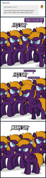 Size: 900x3481 | Tagged: safe, artist:alexdti, derpibooru import, oc, oc:purple creativity, pegasus, pony, clone, glasses, self ponidox