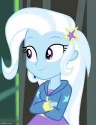 Size: 500x651 | Tagged: safe, derpibooru import, screencap, trixie, better together, equestria girls, sock it to me, cropped
