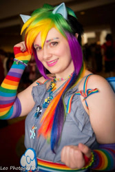 Size: 641x960 | Tagged: safe, artist:drowninginrice, derpibooru import, rainbow dash, human, 2013, clothes, cosplay, costume, irl, irl human, photo