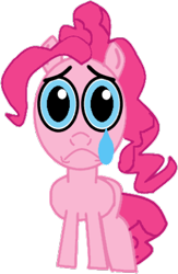 Size: 291x446 | Tagged: safe, derpibooru import, pinkie pie, earth pony, 1000 hours in ms paint, christmas who?, crying, meme, ponified, ponified meme, reference, sad, solo, spongebob reference, spongebob squarepants