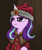 Size: 1428x1719 | Tagged: safe, artist:t72b, derpibooru import, starlight glimmer, pony, unicorn, alternate hairstyle, bust, clothes, crown, dracula, female, fine art parody, hat, historical roleplay starlight, jewel, jewelry, mare, pearl, portrait, regalia, solo, vlad tepes