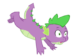 Size: 1280x926 | Tagged: safe, artist:benpictures1, artist:chedx, derpibooru import, spike, dragon, comic:the storm kingdom, my little pony: the movie, bad end, implied tempest shadow, inkscape, simple background, solo, transparent background, vector
