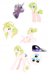 Size: 1286x1948 | Tagged: safe, artist:byemyfriends, derpibooru import, oc, oc only, oc:anthea, oc:flutterburgeon, oc:moondancer, pony, unicorn, adopted offspring, eyelashes, female, horn, kilalaverse, mare, offspring, offspring's offspring, pandoraverse, parent:fluttershy, parent:oc:anthea, parent:oc:moondancer, parent:prince blueblood, parent:trixie, parents:bluetrix, parents:oc x oc, simple background, sitting, unicorn oc, white background