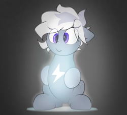 Size: 1600x1457 | Tagged: safe, artist:mochi_nation, derpibooru import, oc, oc only, oc:silver bolt, earth pony, pony, cute, female, mare, sitting, sitting up, solo