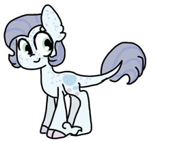 Size: 600x500 | Tagged: safe, artist:skyrimbetches, derpibooru import, oc, oc only, dracony, hybrid, cloven hooves, interspecies offspring, offspring, parent:rarity, parent:spike, parents:sparity, simple background, smiling, solo, white background