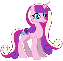 Size: 7600x7270 | Tagged: safe, artist:laszlvfx, derpibooru import, princess cadance, pony, absurd resolution, simple background, solo, transparent background, vector, wrong eye color