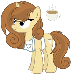 Size: 1003x1040 | Tagged: safe, artist:dayspringsentryyt, derpibooru import, oc, oc only, pony, unicorn, base used, female, mare, offspring, parent:cinnamon chai, parent:donut joe, parents:cinnamon donut, simple background, solo, transparent background