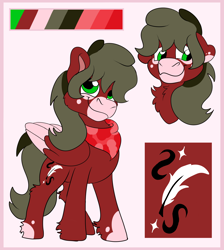 Size: 1700x1900 | Tagged: safe, artist:euspuche, derpibooru import, oc, oc only, oc:naiv nein, pegasus, looking at you, male, reference sheet, shy, smiling