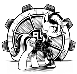 Size: 3032x2920 | Tagged: safe, artist:lexx2dot0, derpibooru import, oc, oc only, oc:blackjack, pony, unicorn, fallout equestria, fallout equestria: project horizons, book, comic, fanfic art, horn, small horn