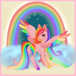 Size: 2000x2000 | Tagged: safe, artist:creeate97, derpibooru import, oc, oc only, pegasus, pony, pride, pride month, solo