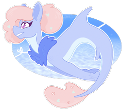 Size: 1199x1068 | Tagged: safe, artist:wytchwoods, derpibooru import, oc, oc only, merpony, seapony (g4), crepuscular rays, dorsal fin, female, fish tail, ocean, pale belly, purple eyes, simple background, solo, swimming, tail, transparent background, underwater, water