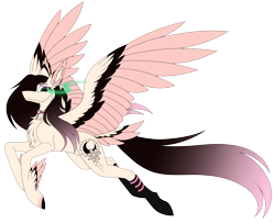 Size: 4010x3261 | Tagged: safe, artist:sadatrix, derpibooru import, oc, pegasus, pony, colored wings, feathered fetlocks, female, mare, multicolored wings, simple background, solo, tail feathers, transparent background, wings