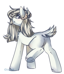 Size: 900x1043 | Tagged: safe, artist:mediasmile666, derpibooru import, oc, oc only, pony, butt, horn, looking at you, looking back, looking back at you, plot, rear view, simple background, solo, transparent background, underhoof
