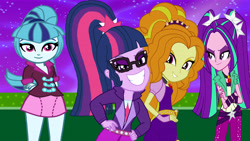 Size: 9216x5184 | Tagged: safe, artist:bigpurplemuppet99, derpibooru import, adagio dazzle, aria blaze, sci-twi, sonata dusk, twilight sparkle, equestria girls, the dazzlings