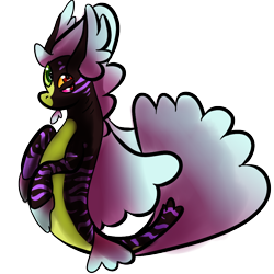 Size: 1000x1000 | Tagged: safe, artist:coffiwi, derpibooru import, oc, oc only, seapony (g4), dorsal fin, fin wings, fins, fish tail, flowing tail, looking at you, red eyes, simple background, solo, tail, transparent background, wings