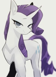 Size: 1452x2000 | Tagged: safe, artist:franschesco, derpibooru import, rarity, pony, unicorn, female, looking at you, mare, solo