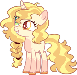 Size: 1367x1346 | Tagged: safe, artist:kurosawakuro, derpibooru import, oc, pony, unicorn, female, offspring, parent:big macintosh, parent:sweet biscuit, simple background, solo, teenager, transparent background