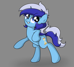 Size: 3328x3029 | Tagged: safe, artist:background basset, derpibooru import, minuette, pony, unicorn, bipedal, gray background, simple background, solo