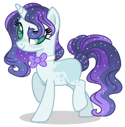 Size: 1212x1228 | Tagged: safe, artist:venomous-cookietwt, derpibooru import, oc, pony, unicorn, bowtie, female, mare, offspring, parent:rarity, parent:soarin', parents:soarity, simple background, solo, transparent background