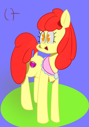 Size: 2450x3500 | Tagged: safe, artist:keaty-kun, derpibooru import, apple bloom, earth pony, pony, older, solo