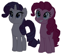 Size: 1280x1071 | Tagged: safe, artist:benpictures1, edit, edited screencap, screencap, pinkie pie, rarity, earth pony, pony, unicorn, my little pony: the movie, cute, diapinkes, duo, female, raribetes, simple background, smiling, transparent background